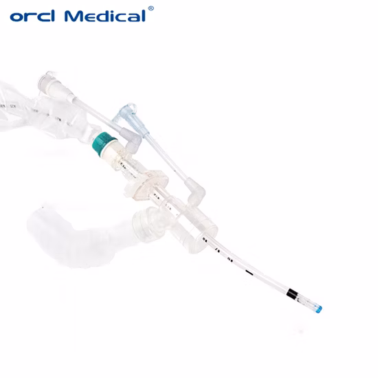 Chine Fabricant de fournitures médicales OEM Vente chaude pour enfants adultes Tube d'aspiration fermé Cathéter d'aspiration fermé Système d'aspiration Cathéter avec 24 heures et 72 heures