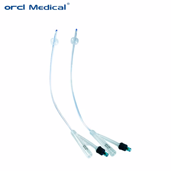 Cathéter urinaire jetable pédiatrique de Foley femelle intermittent de cathéters masculins stériles de silicone d'aspiration